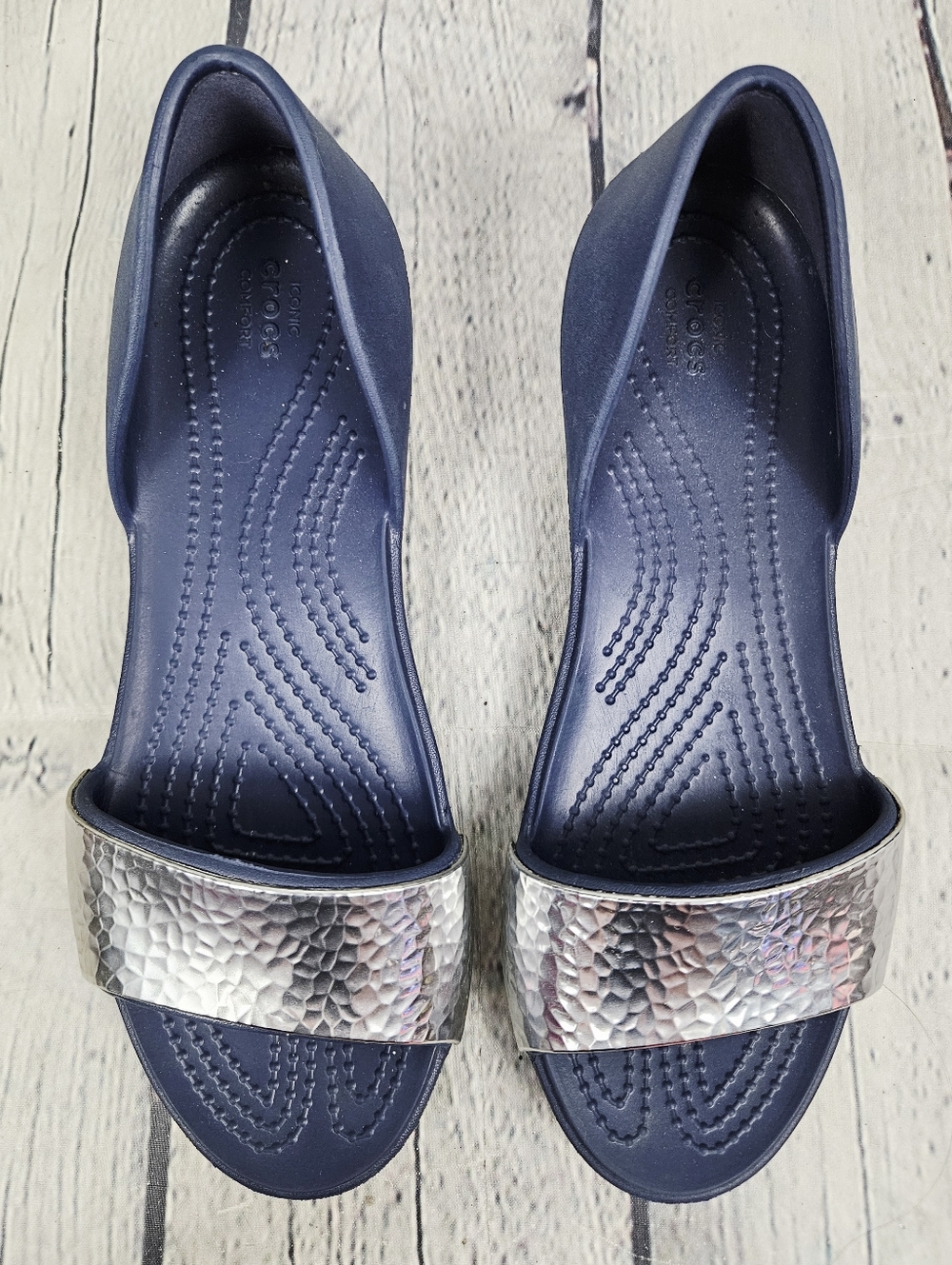 CROCS | Lina d'orsay open toe slip-on sandals shoes